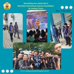 Mendikdasmen Abdul Mu’ti Resmikan Revitalisasi Satuan Pendidikan di Lombok Timur